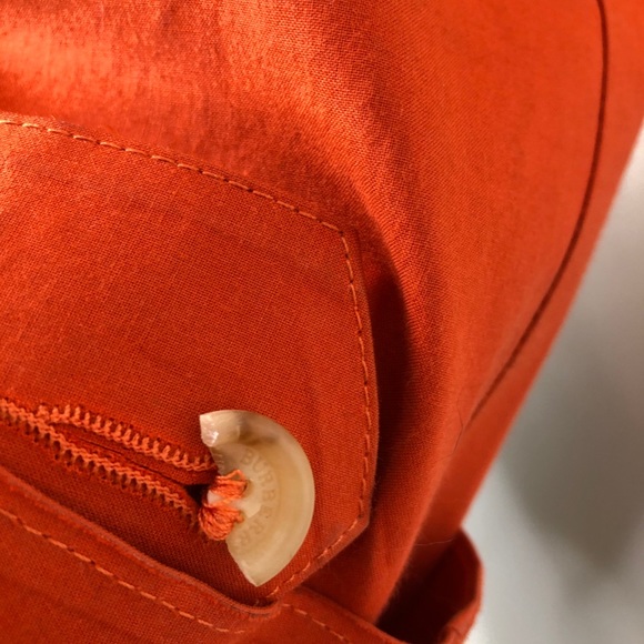Orange Burberry Trench - Picture 9 of 13
